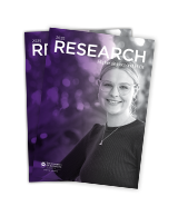 Brochure cover for the research study guide.