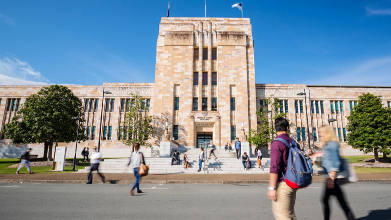 UQ's Forgan Smith building at the St Lucia campus