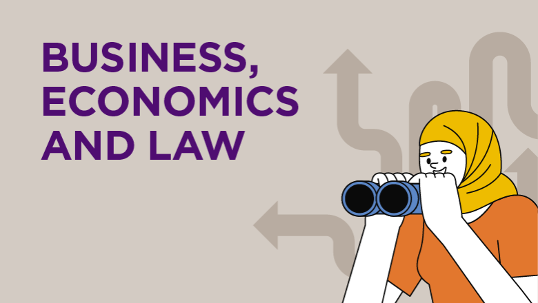 What can I do with a business, economics or law degree?