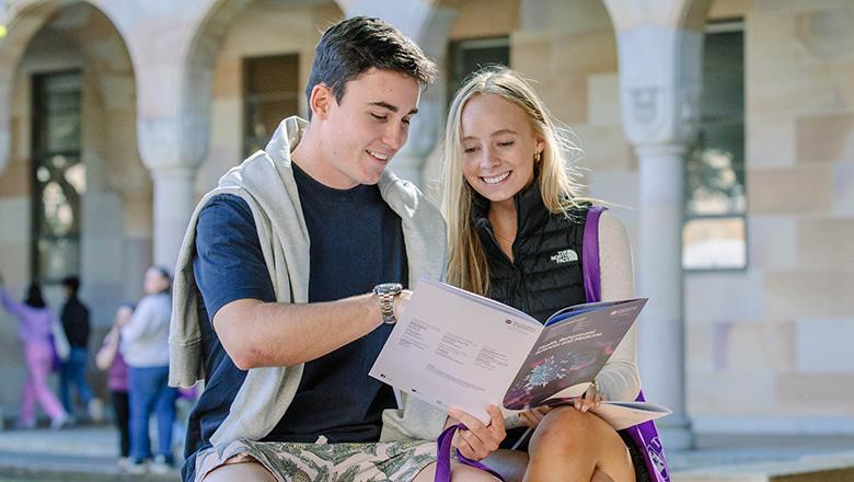 Year 12 students at UQ Open Day