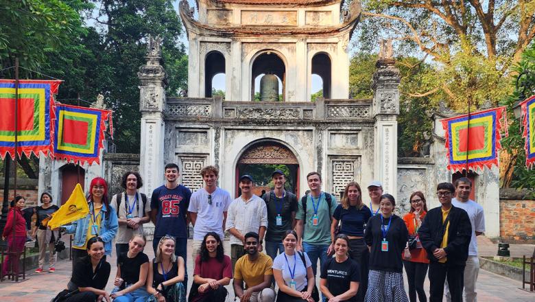 UQ Startup Adventures students in Vietnam.