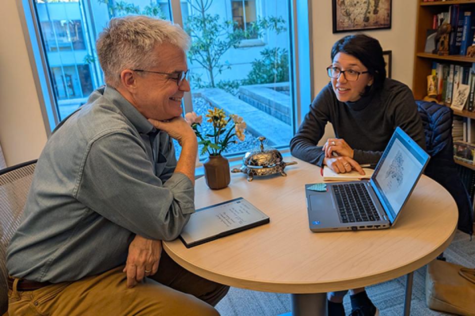 Beatris collaborating at Emory University