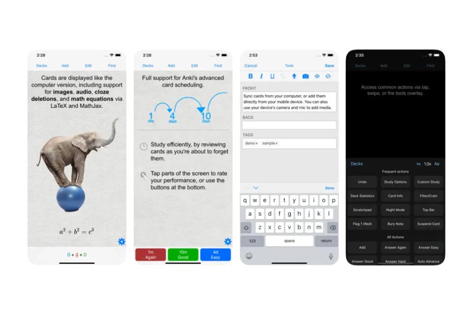 Flashcards app - Anki