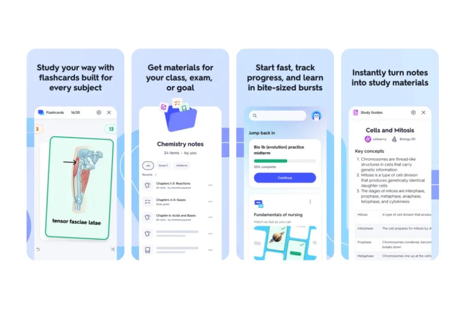Flashcards app - Quizlet