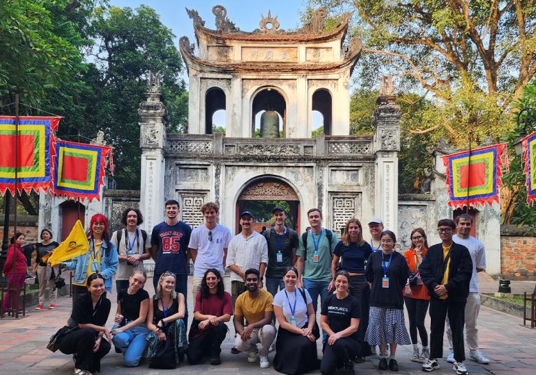 UQ Startup Adventures students in Vietnam.