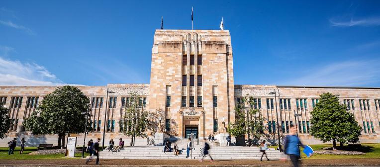 The Forgan Smith building at UQ's St Lucia campus.