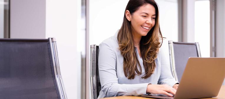 MBA graduate, Elizabeth