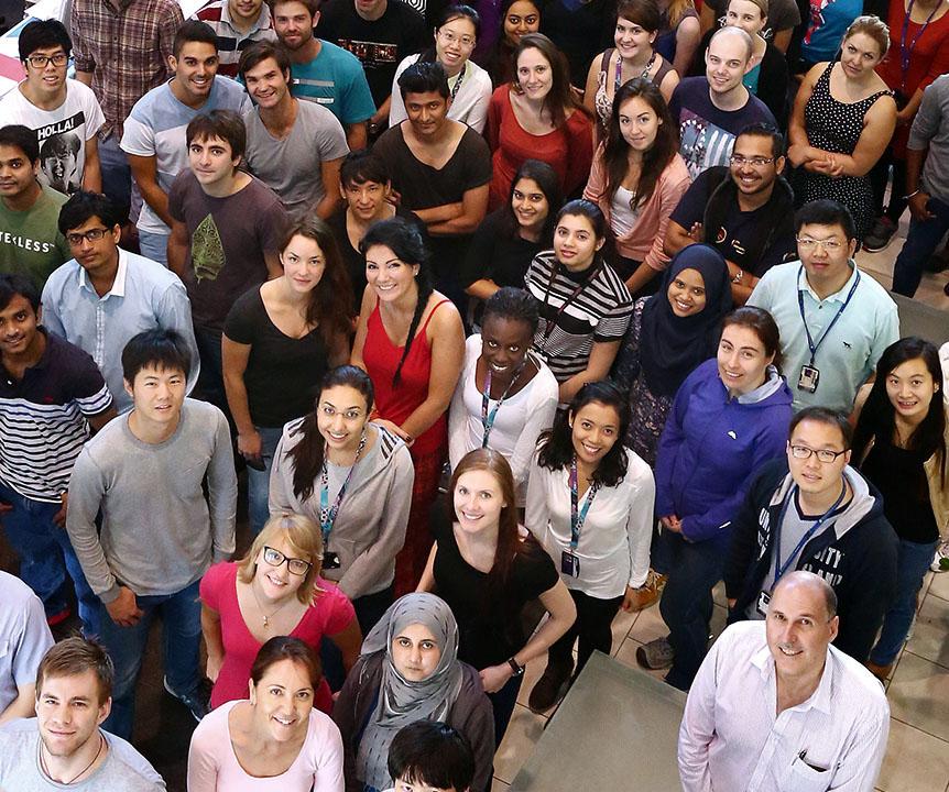 Ethnically diverse students from the Institute of Molecular Biology