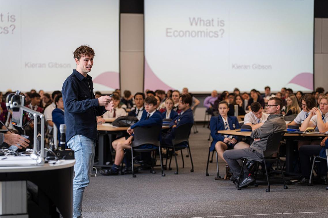 UQ economics honours graduate, Kieran Gibson